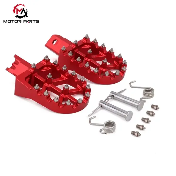 सुर-रॉन लाइट बी CRF150F CRF230F डर्ट बाइक फुटरेस्ट के लिए सीएनसी एल्यूमिनियम फुट पेग्स