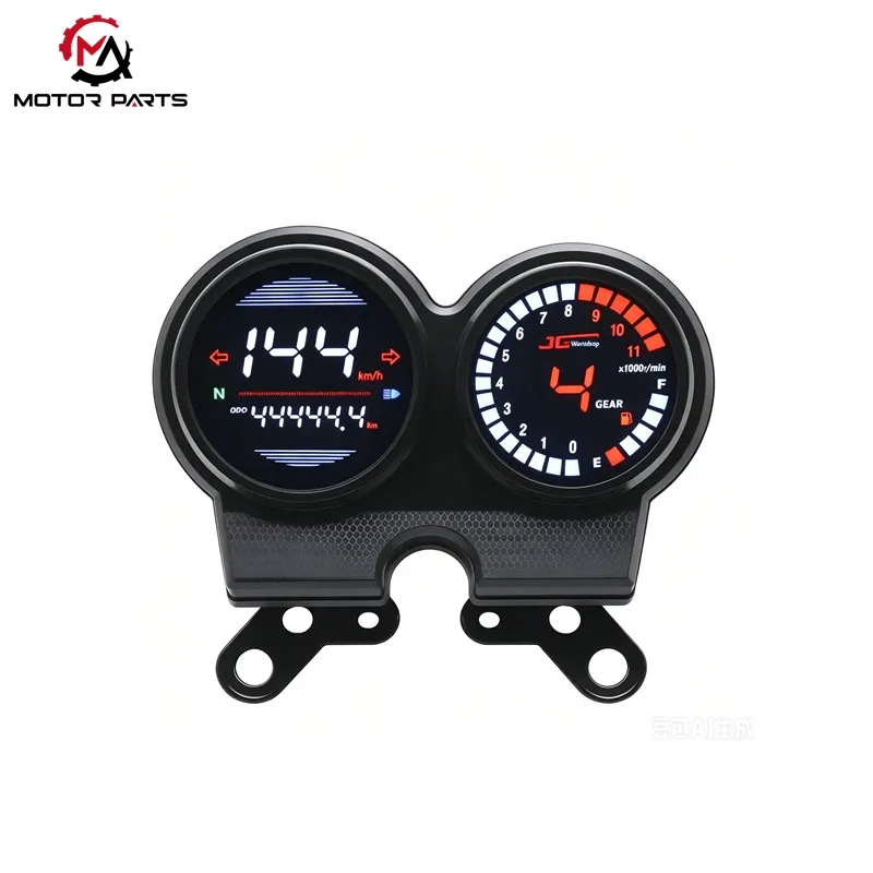 AKT125 NKD125 मोटरसाइकिल के लिए डिजिटल डैशबोर्ड स्पीडोमीटर टैकोमीटर