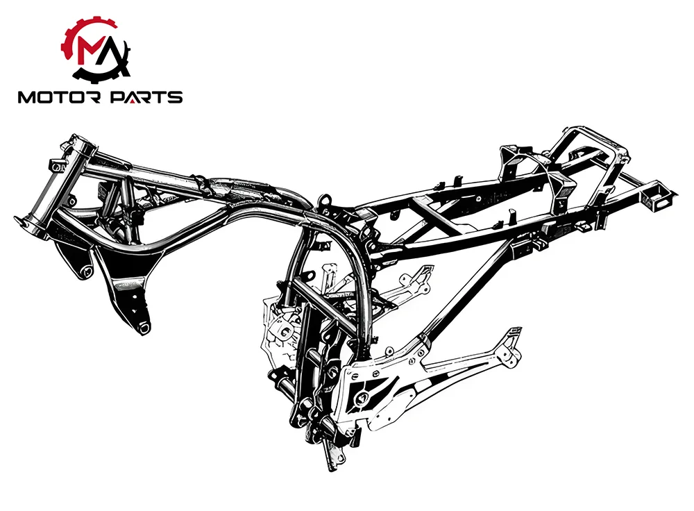 Motorcycle frame parts