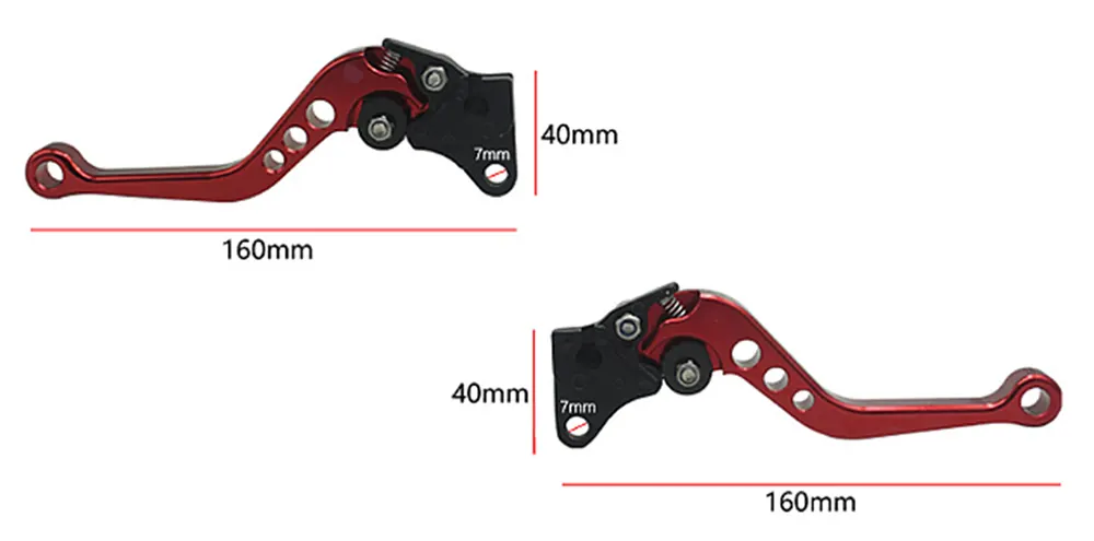 CG125 modified motorcycle CNC adjustable aluminum alloy brake and clutch lever